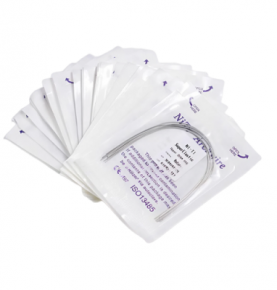 Dental Orthodontic Rectangular Super Elastic Niti Arch Wire Ovoid/Natural form size