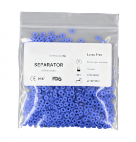 1000pcs Dental Orthodontic Ligature Elastic Ties Separator Rubber Bands Gap Rings