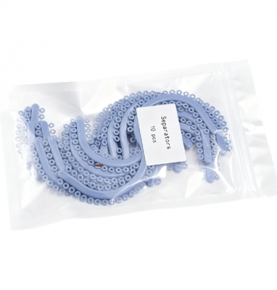 Dental Orthodontic Elastic Separating Rubber Bands Ring Separator Ligature Ties