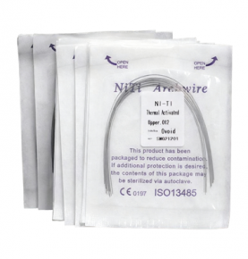 Dental Orthodonic Thermal Activated Round Niti Arch Wire Ovoid/Natural form