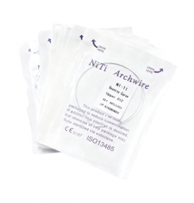 Dental Orthodontic NITI Reverse Curve Round Arch Wire Ovoid/Natural form size