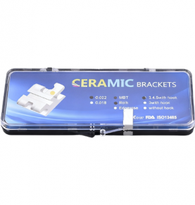 Ceramic edgewise /roth/mbt bracket square mesh base
