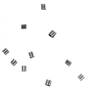 10 Pcs Dental Orthodontic Parts Crimpable Double Tubes 