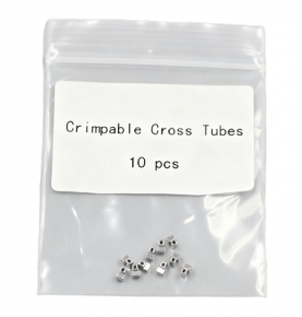 10 Pcs Dental Orthodontic Parts Crimpable Cross Tubes