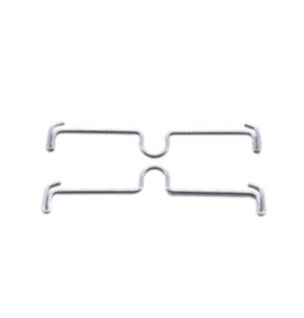  2 Pcs Palatal Arch Bar Mesial Loop&Distal Loop Dental Orthodontic 