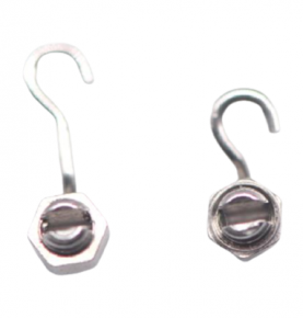 20Pcs Dental Orthodontic Crimpable Hooks Stops Locks Left Right 