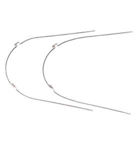 New 5Pcs Dental Orthodontic Wrap Around Retainer Hawley Stainless Steel T Loop