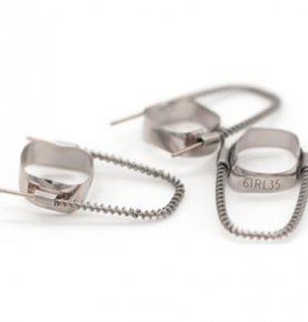 Dental Space Retainer Orthodontic Preformed Loop 1st Molar Bands Maintainer 4pcs