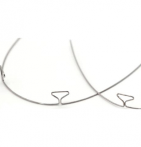 18x25 Dental Ortho Stainless Steel T Loop Arch Wire Forces 5Pc/box 17x25 19x25