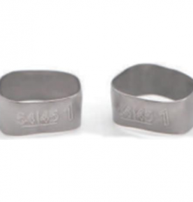 Dental Orthodontic ​Bicuspid Plain Band size #1-#16 16 sizes 4PCS