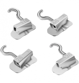 Dental Orthodontic Buccal Tube 022/018 Roth/MBT 1st Molar with Sliding Crimpable Hook