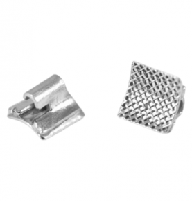 4pcs Dental Orthodontic Mesh Base Cuspid Begg Brackets Braces slot