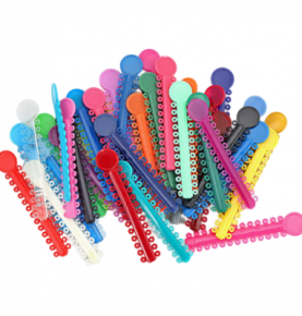 40 Pcs/Bag Dental Orthodontic Elastic Rubber Bands Ligature Ties