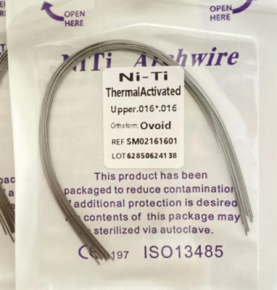 10pcs Dental Orthodontic Niti Thermal Activated Round Arch Wire Ovoid