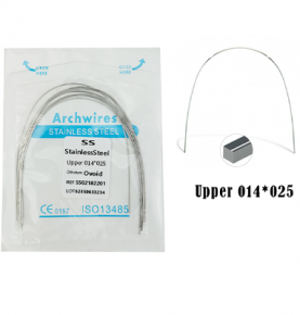 10pcs Dental Ortho Arch wire Stainless Steel S.S Square Wire Ovoid Form