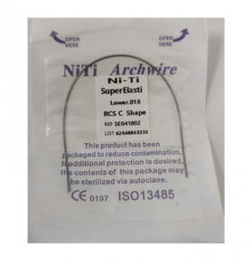 2packs Dental Orthodontic Ni-Ti SuperElastic RCS C Shape Round Wire