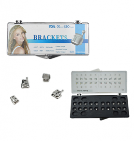 Dental Monoblock Self-Ligating Bracket Roth 022 345 Hooks 20Pcs