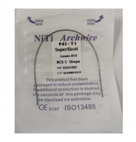 2packs Dental Orthodontic Ni-Ti SuperElastic RCS C Shape Round Wire