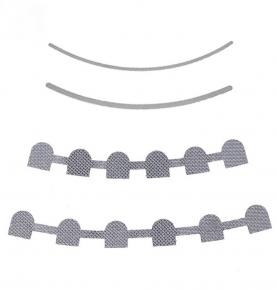 Orthodontic Lingual Retainer Bonding Splints Universal/Breaker Type Fixed 2Pcs Dental Attachment