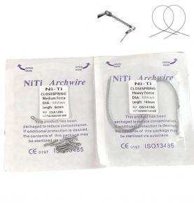 Orthodontic Ni-Ti Tension Spring Pushing Spring Open Closed Distalized Spring 10Pcs 2Pcs 1Pcs